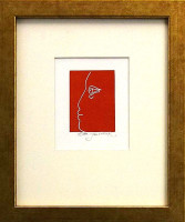 Ota Janeček - Slza - grafika